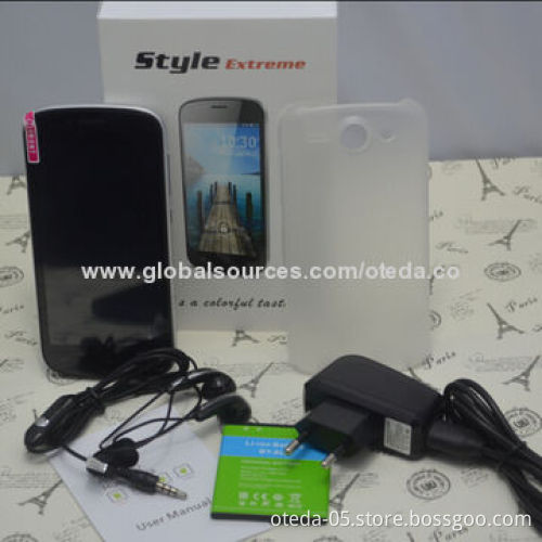 3G Phones with MTK6572W 1.3GHz Dual-core, Built-in Satellite Navigation GPS Chip, 4.5-inch IPNew